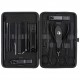 фитнес,оборудване,всичкото,фитнес,оборудване,leandro,lido,brescia,manicure,pedicure,set,19,piece,black