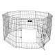 spocado,united,free,range,enclosure,8,pcs.,foldable,76,×,61,cm,black