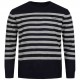 мъжки,пуловери,pierre,cardin,men,stripes,pullover,black