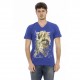 тениска,мъжки,тениски,trussardi,action,men,conqueror,v,neck,t,shirt,blue