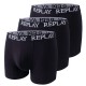мъжки,боксерки,мъжко,бельо,replay,basic,cuff,logo,men,boxer,shorts,pack,of,3
