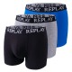 мъжки,боксерки,мъжко,бельо,replay,basic,cuff,logo,men,boxer,shorts,pack,of,3