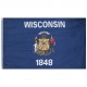 wisconsin,muwo,america,edition,flag,90x150cm